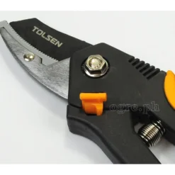Forbici da potatura in pvc con sistema bypass a molla mm.200 TOLSEN 31020