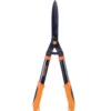 Forbici tagliasiepi BRIXO STEEL LINE cm.55 manici acciaio lama ondulata teflon cm.23