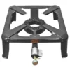Fornellone a gas gpl cm.40 x 40 con bruciatore in ghisa 8Kw VINCO 76012