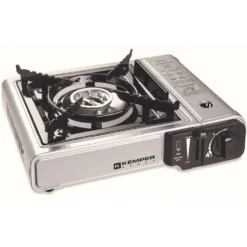 Fornello portatile a gas da campeggio KEMPER SMART 104987E per cartuccia gas KEMPER 577