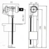 Galleggiante universale 3/8" MARYPLAST IL COMPATIBILE per cassette wc esterne e ad incasso