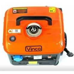 Generatore di corrente portatile a benzina motore 2 tempi potenza max 0,8 KW gruppo elettrogeno VINCO 60104