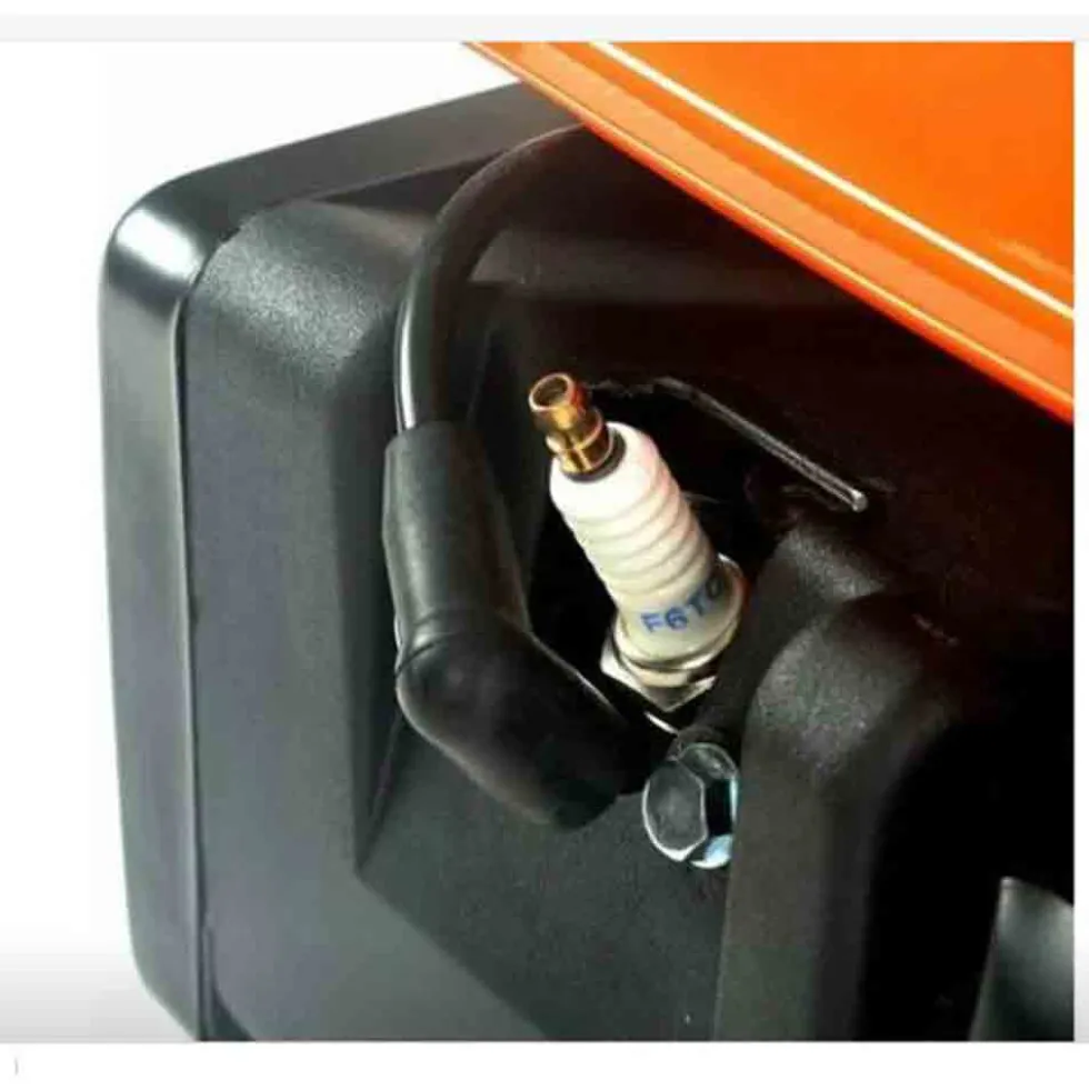 Generatore di corrente portatile a benzina motore 2 tempi potenza max 0,8 KW gruppo elettrogeno VINCO 60104