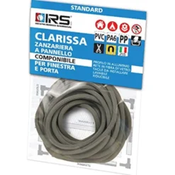 Guarnizione tondino per zanzariere con profilo alluminio rotolo cm.500
