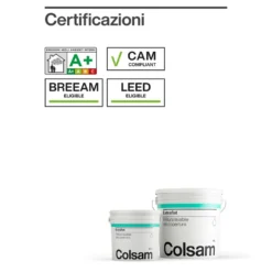 Idropittura lavabile per interni ad elevata copertura COLSAM EXTRAFLAT bianco