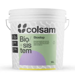 Idropittura murale lavabile antimuffa COLSAM BIOSTOP lt.14 bianca COLORIFICIO SAMMARINESE