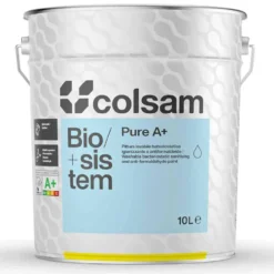 Idropittura murale lavabile igienizzante antibatterica per interni COLSAM BIOSISTEM PURE A+ lt.10 bianca COLORIFICIO SAMMARINESE