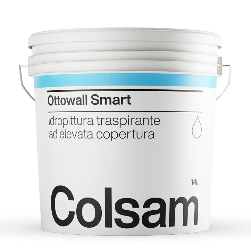 Idropittura traspirante ad elevata copertura COLSAM OTTOWALL SMART bianco