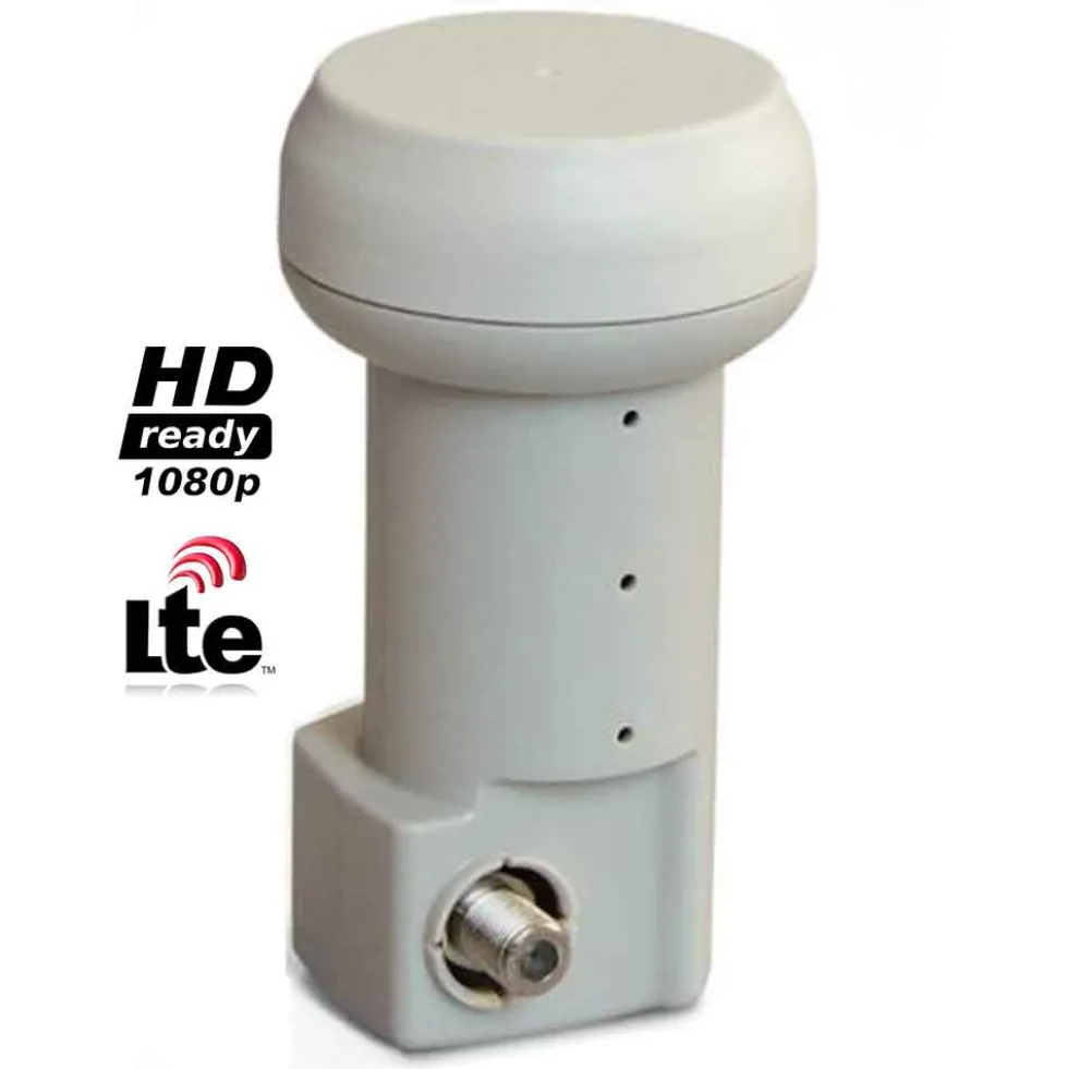 Illuminatore LNB 1 uscita HD filtro Lte FRACARRO 287337 per parabola Sky e tv sat