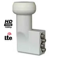 Illuminatore LNB 4 uscite HD filtro Lte FRACARRO 287339 per parabola Sky e tv sat