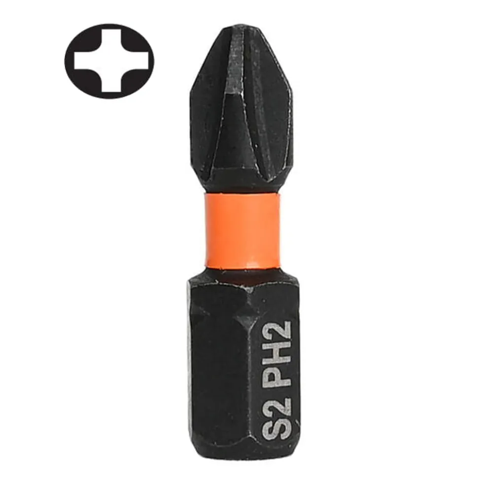Inserto bits ECEF IMPACT impronta Philips PH2 X 25mm.