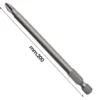 Inserto bits prolungato 1/4" punta a croce philips PH2 x 200 mm. ECEF