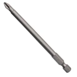 Inserto bits prolungato 1/4" punta a croce philips PH2 x 200 mm. ECEF