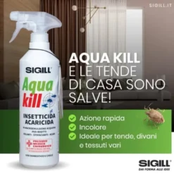 Insetticida acaricida liquido pronto all' uso SIGILL ACQUA KILL ml.500