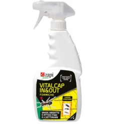Insetticida liquido pronto all' uso ZAPI VITALCAP IN e OUT per scarafaggi e formiche ml.750
