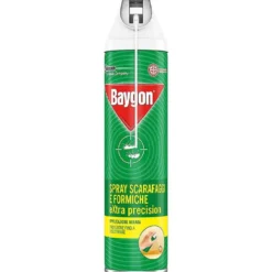 Insetticida spray per scarafaggi e formiche BAYGON ml.400 con erogatore di precisione