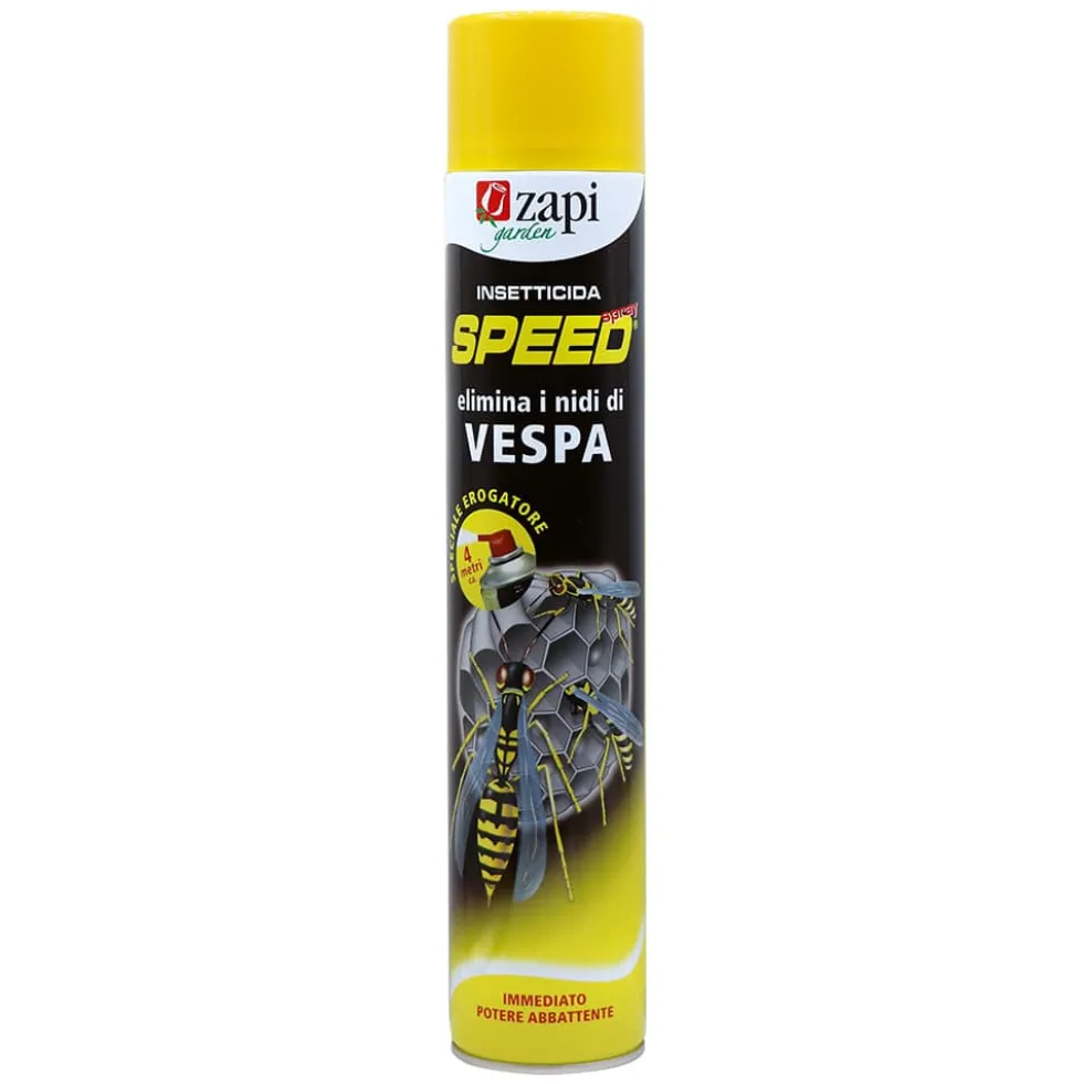 Insetticida spray ZAPI SPEED contro vespe e nidi di vespe ml.750 eroga fino a 4 metri