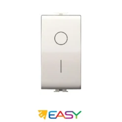 Interruttore bipolare illuminabile 0/1 16 amp 250V ELETTROCANALI serie EASY compatibile Bticino Matix