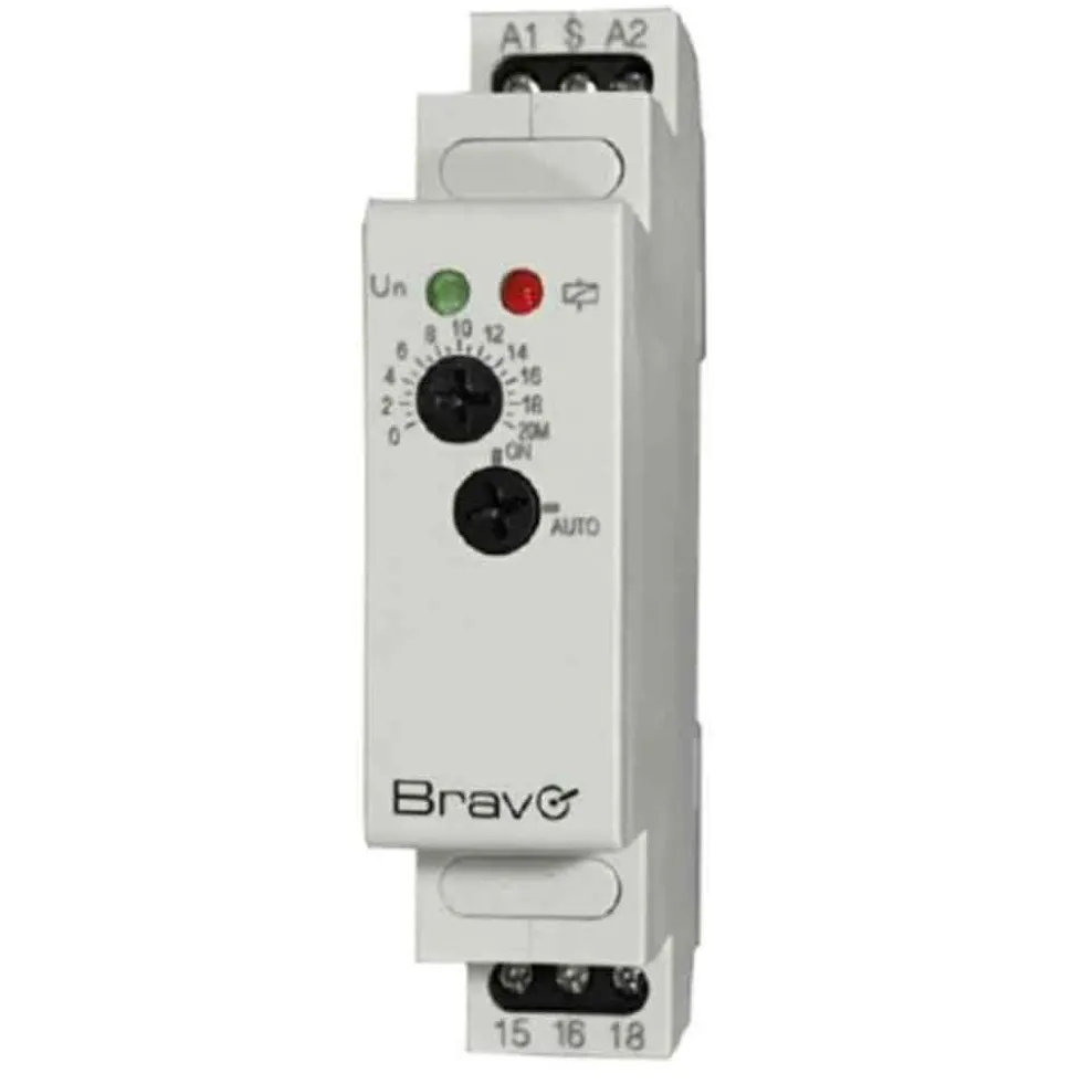 Interruttore relè temporizzatore automatico luci scale da din BRAVO 93003220