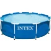 INTEX 28202NP Piscina fuori terra tonda con telaio dm.305 cm x 76h con filtro pompa