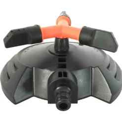 Irrigatore rotativo a 3 bracci con base tonda LIF per irrigazione giardino