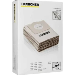 KARCHER 6.959-130.0 Sacchetti filtro carta per bidone aspiratutto KARCHER MV3 WD3 SE4001 SE4002 cf.5 pz.