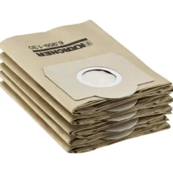 KARCHER 6.959-130.0 Sacchetti filtro carta per bidone aspiratutto KARCHER MV3 WD3 SE4001 SE4002 cf.5 pz.