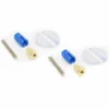 Kit di fissaggio universale per cerniere sedili wc con tasselli ad espansione 111-2982