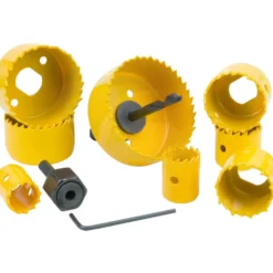 Kit frese a tazza bi-metal 11 pezzi da 19 a 64mm TOLSEN 75865