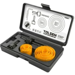 Kit frese a tazza bi-metal 11 pezzi da 19 a 64mm TOLSEN 75865