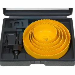 Kit frese a tazza bi-metal 8 pezzi da 64 a 127 mm TOLSEN 75866