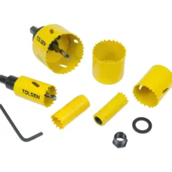 Kit frese a tazza hss bi-metal 9 pezzi da 19 a 57mm per metallo e acciaio TOLSEN 75861