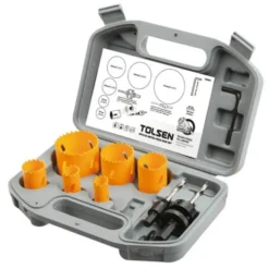 Kit frese a tazza hss bi-metal 9 pezzi da 19 a 57mm per metallo e acciaio TOLSEN 75861