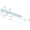 Kit motore per cancelli battente 2 ante max 3 mt. VDS EGO 230V