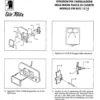 Kit nuova placca bianca STIR BLITZ 1742274 con pulsante di azionamento