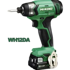 Kit promo combo HIKOKI KC12HKDA2 trapano con percussione DV12DA + avvitatore impulsi WH12DA + 2 batterie 12V 2,5Ah
