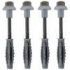 Kit 4 pz. tasselli e viti fissaggio verticale sanitari bidet e wc mm.8 x 40