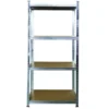 Kit scaffale in metallo zincato cm.75 x 30 x 150h 4 ripiani portata 100kg.