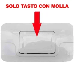 Kit tasto + molla bianco STIR BLITZ 639327 per placca nuova serie