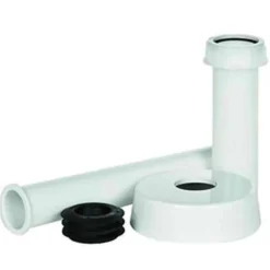 Kit tubo canotto retro vaso GROHE 37103SH0 con rosone e guarnizioni per cassetta ad incasso GROHE