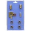 Kit universale sostituzione vitone per rubinetti 3/8-1/2"/18-19-20-21