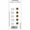 Kit universale 5 ugelli MB6 gas metano per piano cottura cucina