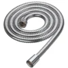 Laccio doccia flessibile cromato doppia aggraffatura cm.150