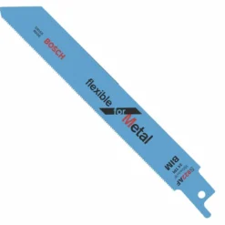 Lama in acciaio inox flessibile per sega a gattuccio taglio metallo BOSCH S922AF