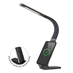 Lampada da tavolo con caricatore wireless e sensore gestuale CFG MANAGER