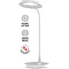 Lampada led da tavolo orientabile CFG IRIS con intensità luminosa regolabile 10/20W ricaricabile