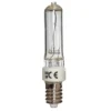 Lampadina alogena tubolare trasparente E14 100W calda