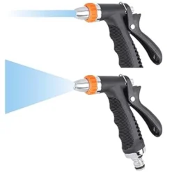 Lancia a pistola in ottone cromato CLABER 9621 METAL-JET a getto regolabile