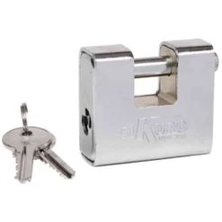 Lucchetto corazzato in ottone e acciaio cementato mm.60 SIKURO SK60