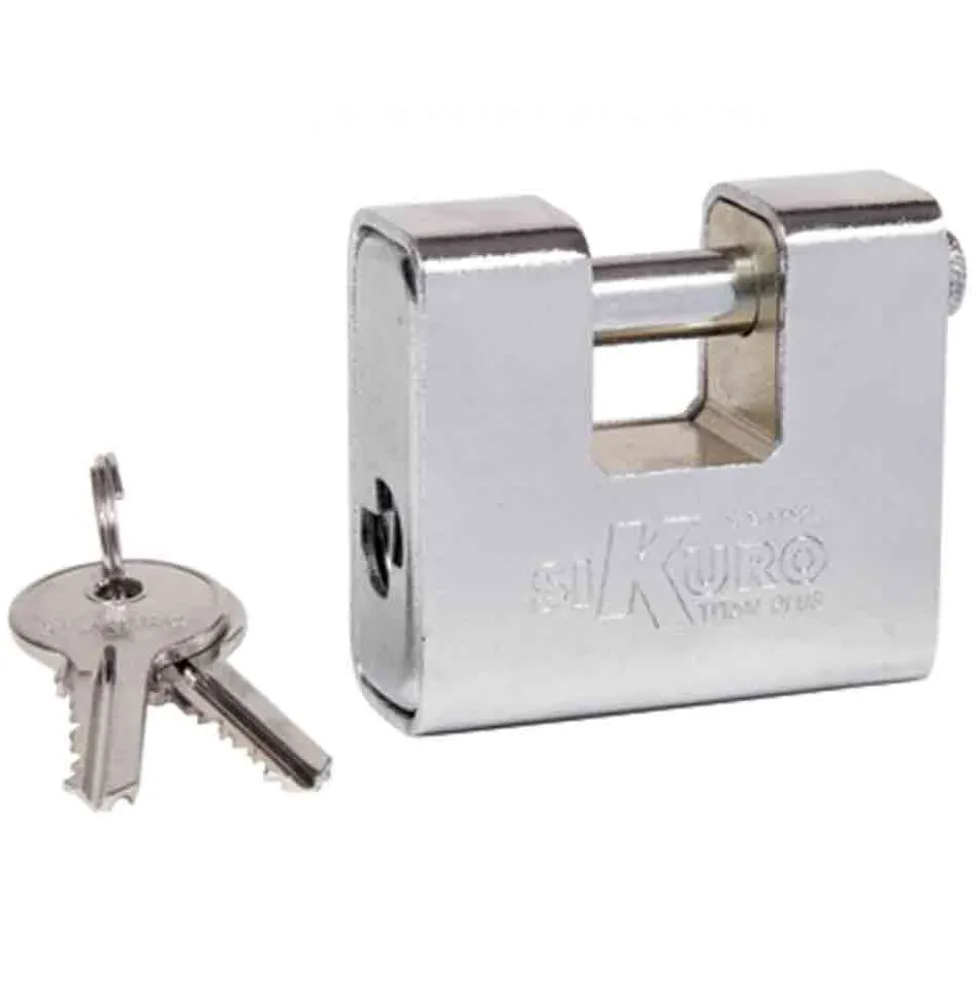 Lucchetto corazzato in ottone e acciaio cementato mm.60 SIKURO SK60